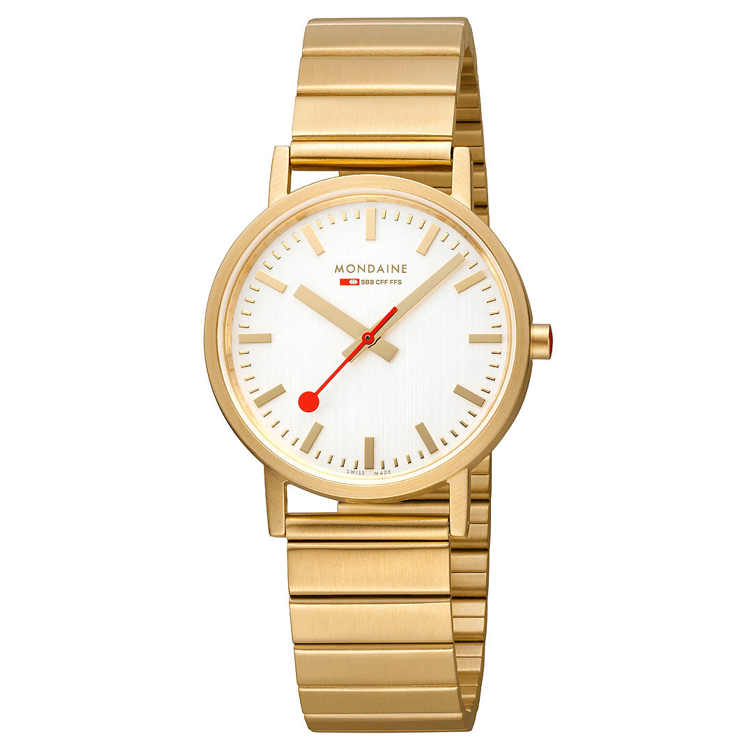 CLASSIC Goldene Edelstahl, 36 MM