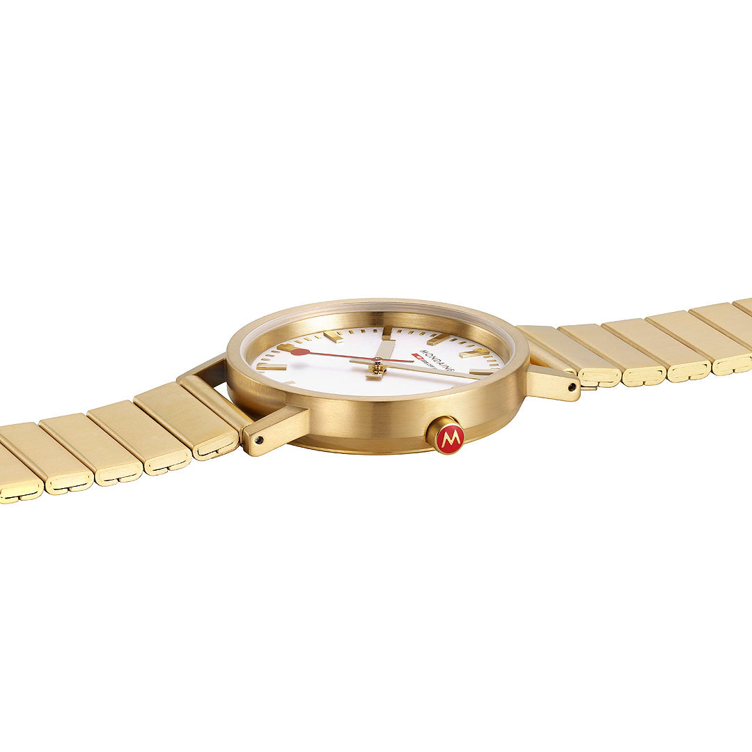 CLASSIC Goldene Edelstahl, 36 MM